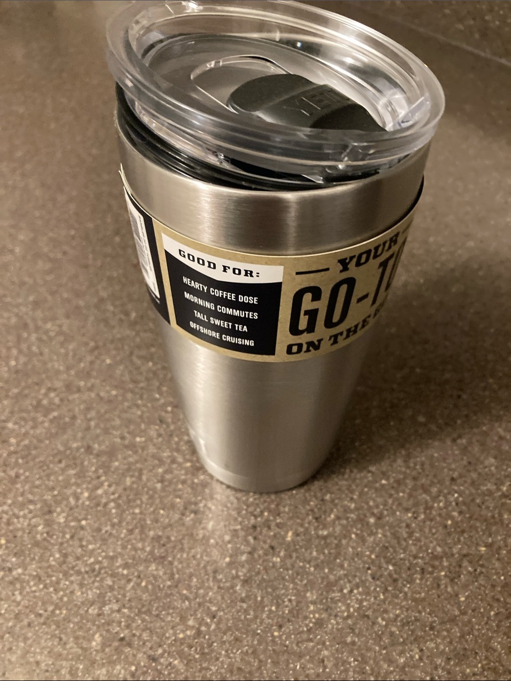 Yeti NWT Stainless Steel Tumbler - Silver - Picture 3 of 4